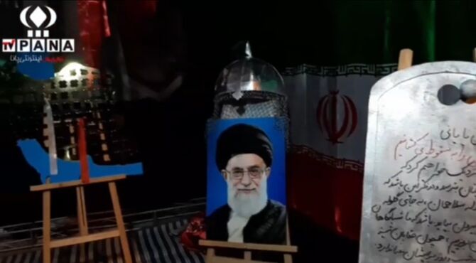 حضور بینظیر مردم کردکوی در شب سی و پنجم