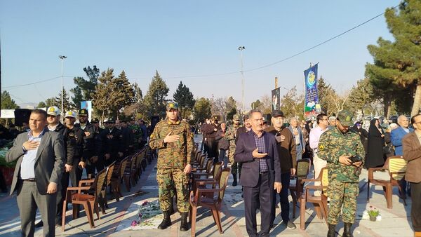 آیین گلباران مزار شهدای امامزاده محمد کرج