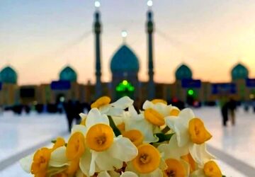 جشن چهل چراغ مردم آباده برای  مهدی موعود