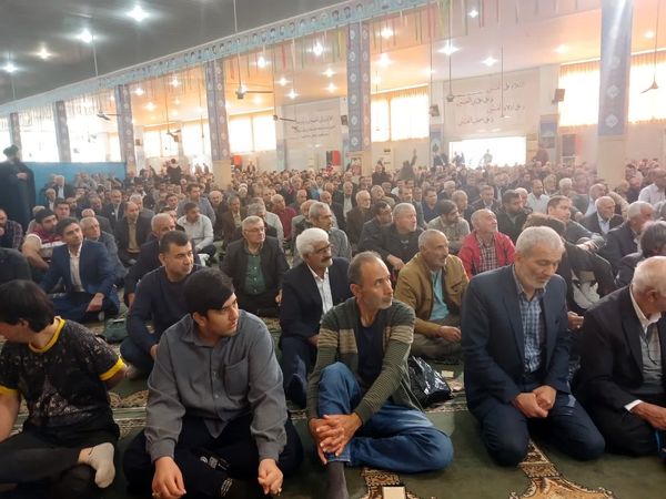 نماز عید فطر در فریدونکنار