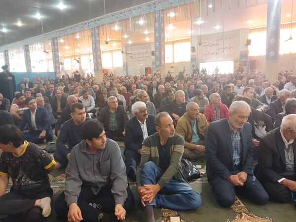 نماز عید فطر در فریدونکنار
