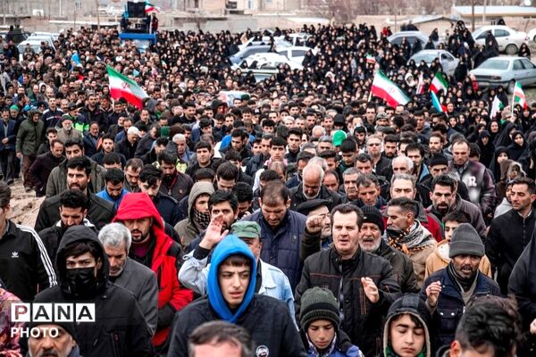 مراسم بدرقه شهید گرانقدر وحید عباسی