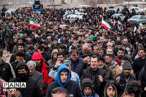 مراسم بدرقه شهید گرانقدر وحید عباسی