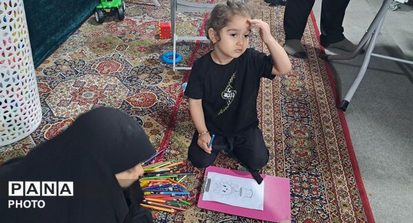 غرفه سازمان دانش آموزی خراسان رضوی در تجمعات شبانه