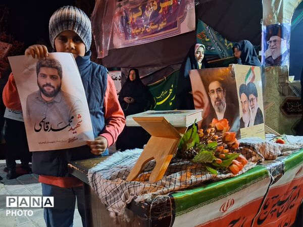 پیشگامان نمایش شور میهن دوستی در تجمعات شبانه 