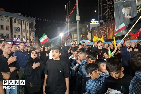  نجوای عشق در میدان قدس؛هم نوایی  دانش‌آموزان با «قاسم» 