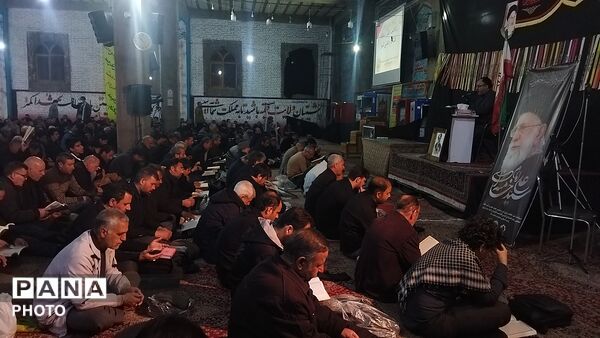 مراسم شب ۲۱ رمضان در مسجد جامع نیشابورـ۱