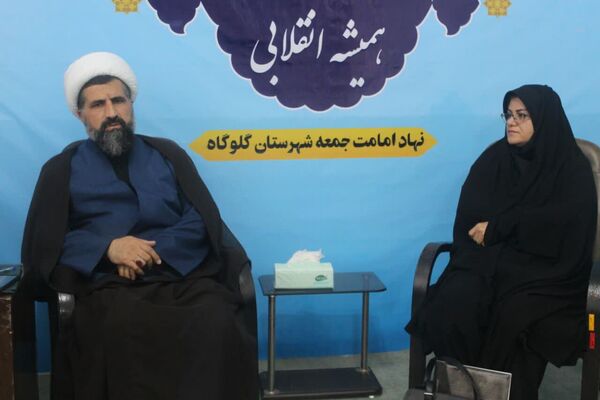 تجدید میثاق مدیر آموزش و پرورش گلوگاه با شهدا و دیدار با امام جمعه شهرستان 