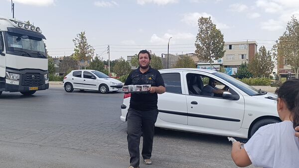 برپایی موکب توسط دانش‌آموزان در آشخانه