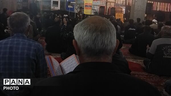 مراسم شب ۱۹ ماه رمضان در مسجد جامع نیشابور 