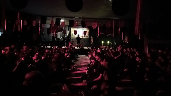 مراسم شب نهم محرم در هیئت فرهنگیان  نیشابور