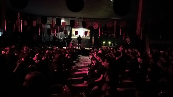 مراسم شب نهم محرم در هیئت فرهنگیان  نیشابور