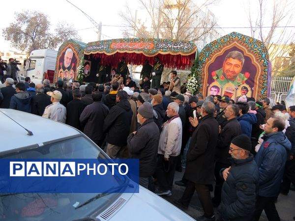 استقبال از شهدای گمنام در شهرستان بجنورد 