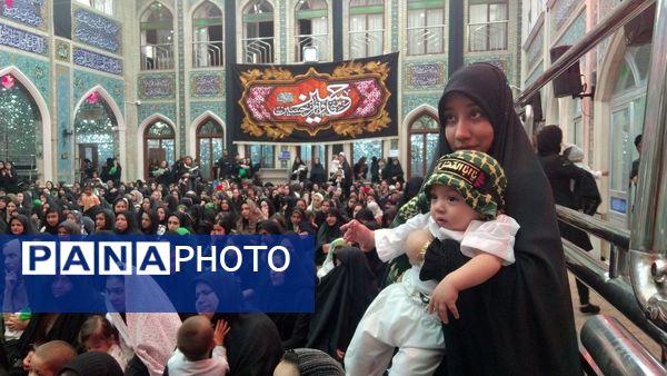 آیین شیرخوارگان حسینی در نخستین روز محرم در مساجد  نیشابور و شهر بار