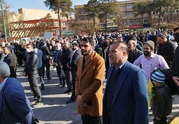 حضور پرشور فرهنگیان آموزش و پرورش در حماسه پرشکوه ۹ دی اصفهان