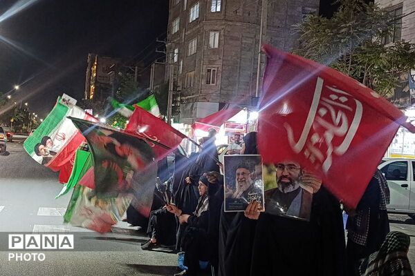 تجمع  مردمی در ملارد به شب 221 رسید 
