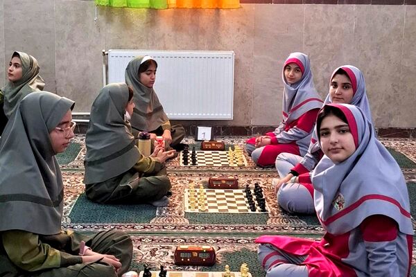 اختتامیه مسابقات شطرنج دختران بهارستان دو
