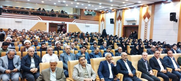 مراسم تکریم مدیر پیشین آموزش و پرورش شهرستان گناباد