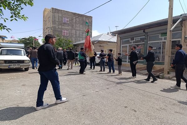 آیین عزاداری عاشورای حسینی در خوجین شهرستان خلخال