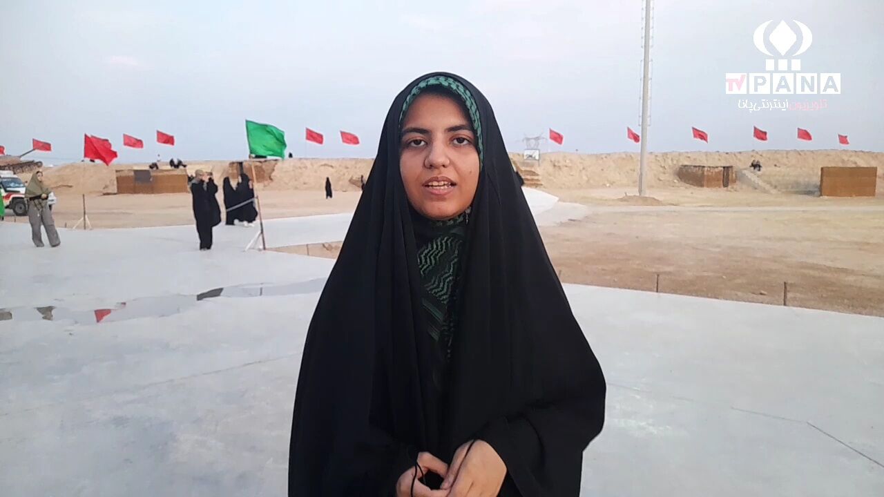 حضور دانش آموزان اسفراین‌ و بام‌وصفی آباد در شلمچه، 
