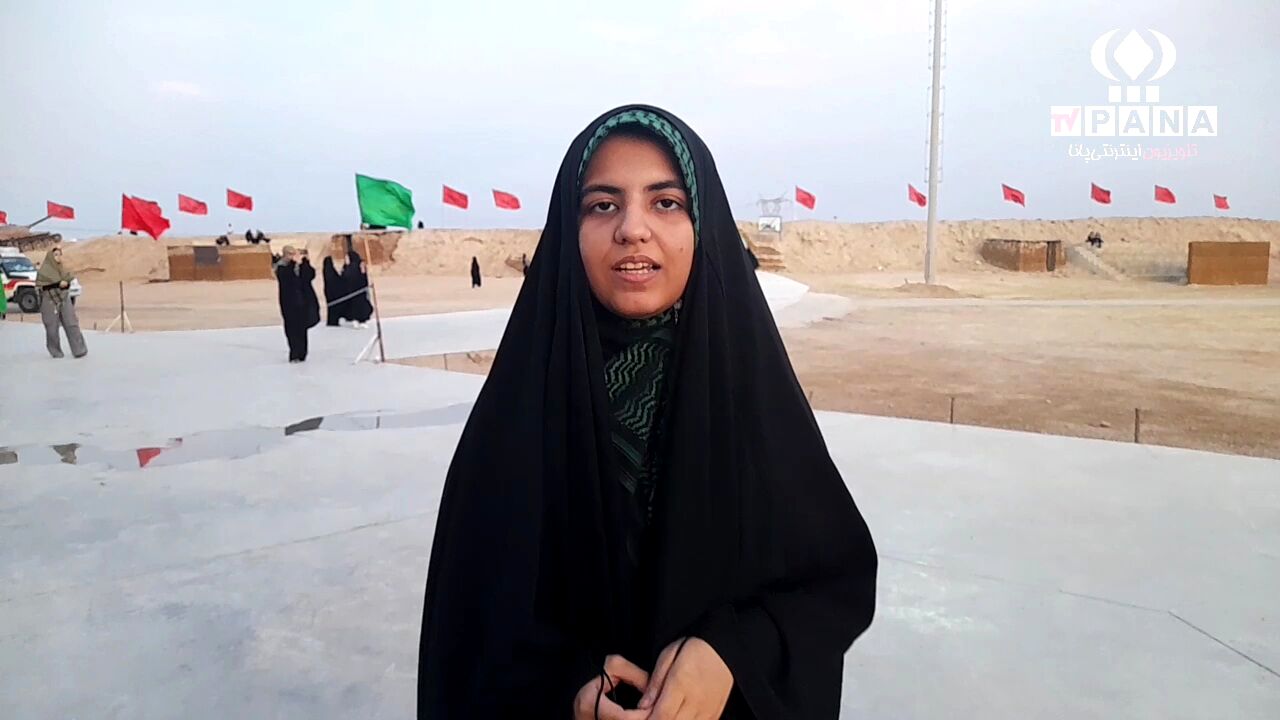 حضور دانش آموزان اسفراین‌ و بام‌وصفی آباد در شلمچه، 