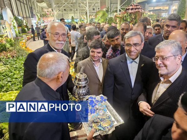 افتتاحیه بیست و دومین نمایشگاه تخصصی گل، گیاه و باغبانی در مشهد