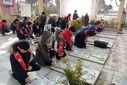غبارروبی مزار شهدا در دهه فجر با آیینی از جنس احترام 