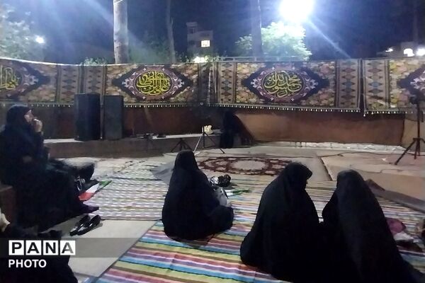 گردهمایی شبانه در محله ۱۳ آبان شهرری 