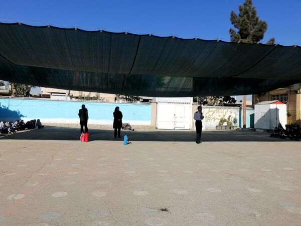 آموزش اطفاء حریق در مدرسه ناهید نخودی