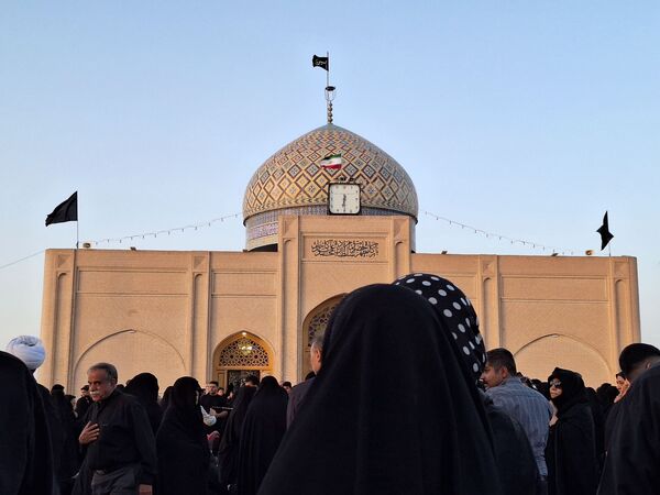 عزاداری هیئت‌های مذهبی در بارگاه منور امام زاده محمد عابد کاخک
