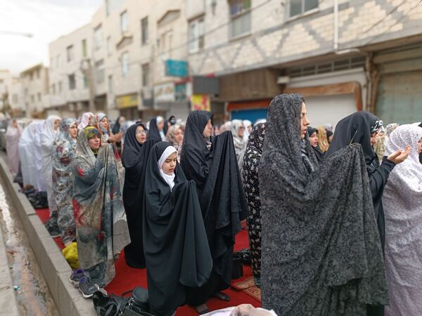 نماز عید فطر در مصلی شهرستان قدس