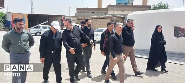 بازدید نمایندگان سازمان بازرسی استان البرز از موکب عاشقان امام شهید 