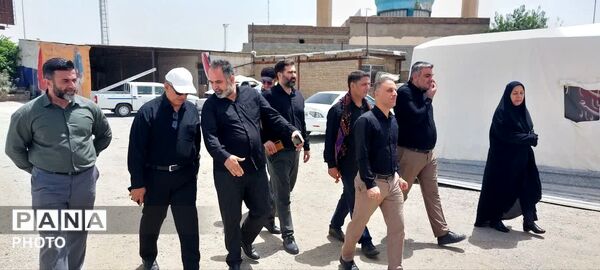 بازدید نمایندگان سازمان بازرسی استان البرز از موکب عاشقان امام شهید 