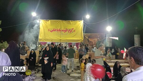 ضیافت رنگارنگ غدیر در ایستگاه خوراکی کرم خونه بابا علی«مسجد المنتظر»