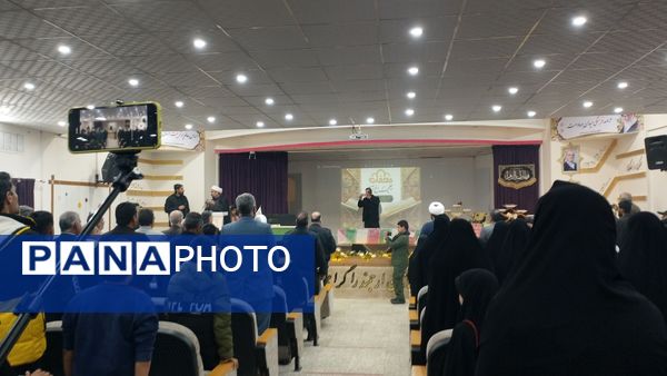 مراسم استقبال تشییع وداع و تکریم شهید خوشنام در خلیل آباد 