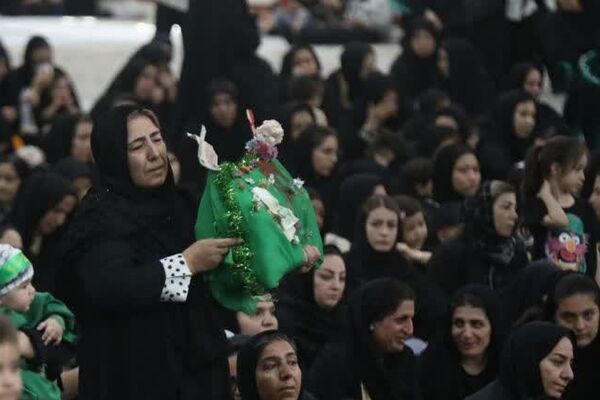 همایش شیرخوارگان حسینی باقرشهر به یاد کودکان مظلوم فلسطین