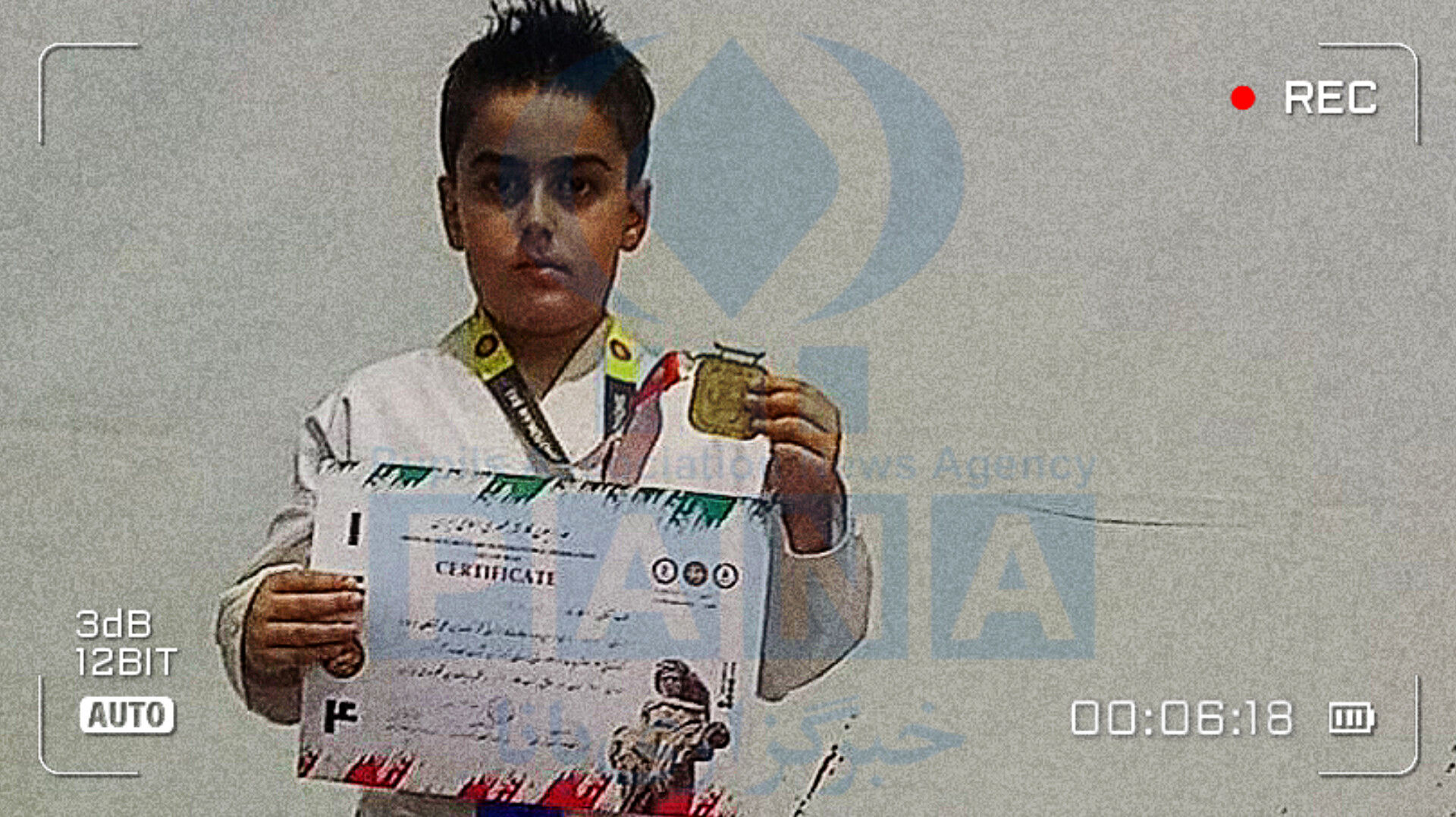 رادین رشیدی، نوجوان لیلاخی، قهرمان مسابقات کاراته قهرمانی کشور شد