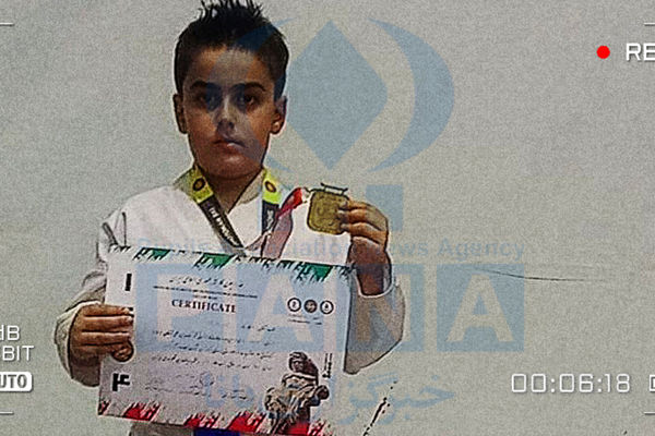 رادین رشیدی، نوجوان لیلاخی، قهرمان مسابقات کاراته قهرمانی کشور شد