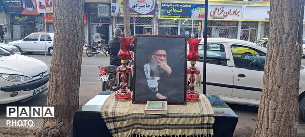 مراسم عزاداری سید علی خامنه‌ای (قدس سره )رهبر جمهوری اسلامی ایران در شهرستان کاشمر 