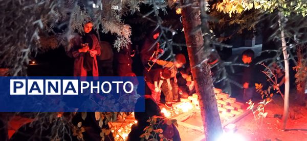 شمع‌های ماتم شام غریبان در لرستان