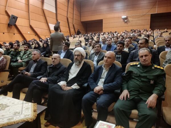مراسم یادبود خیر مدرسه‌ساز در کوهدشت 