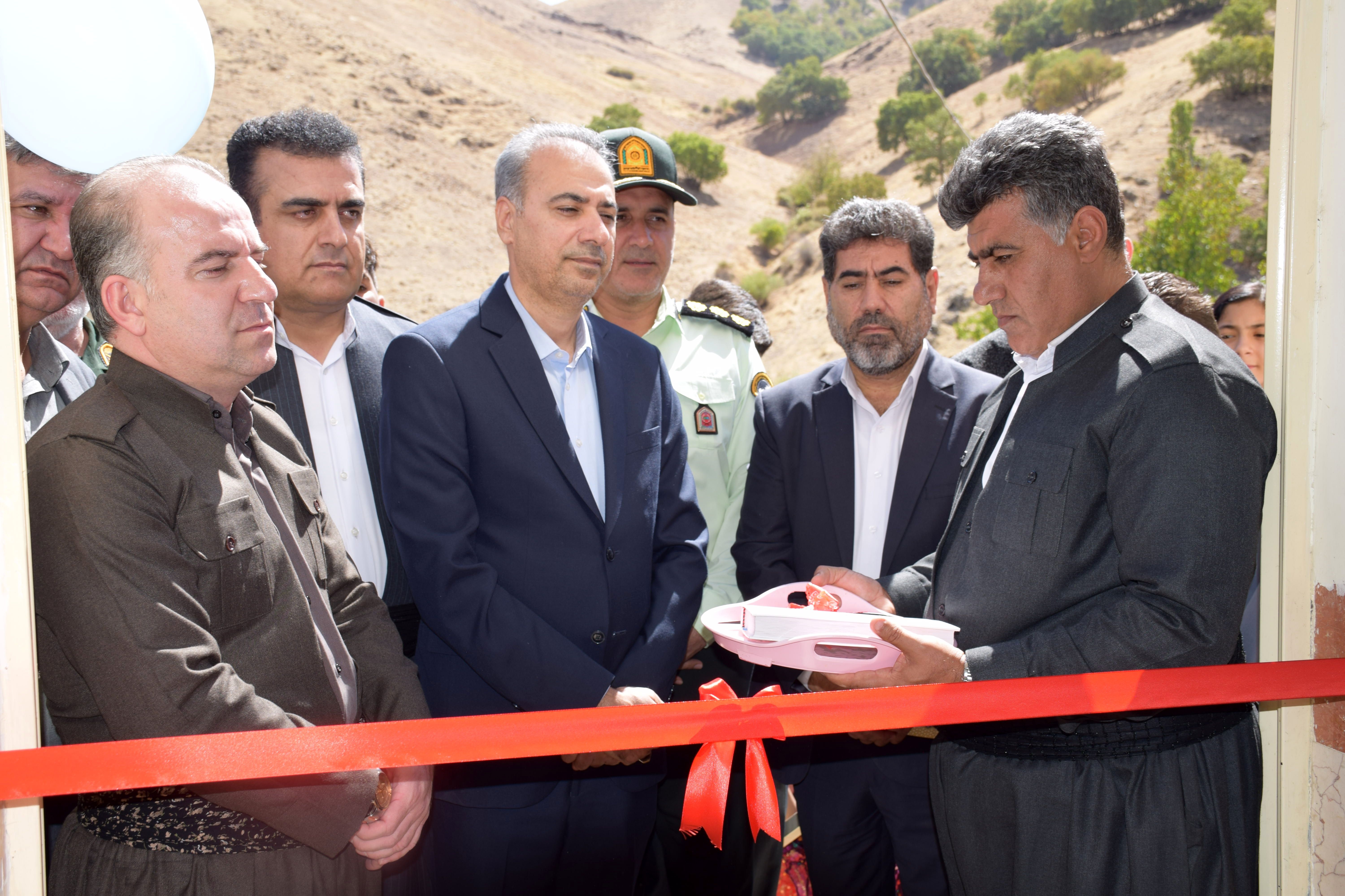 آیین افتتاح مدرسه 2 کلاسه در روستای کانی گل علیا
