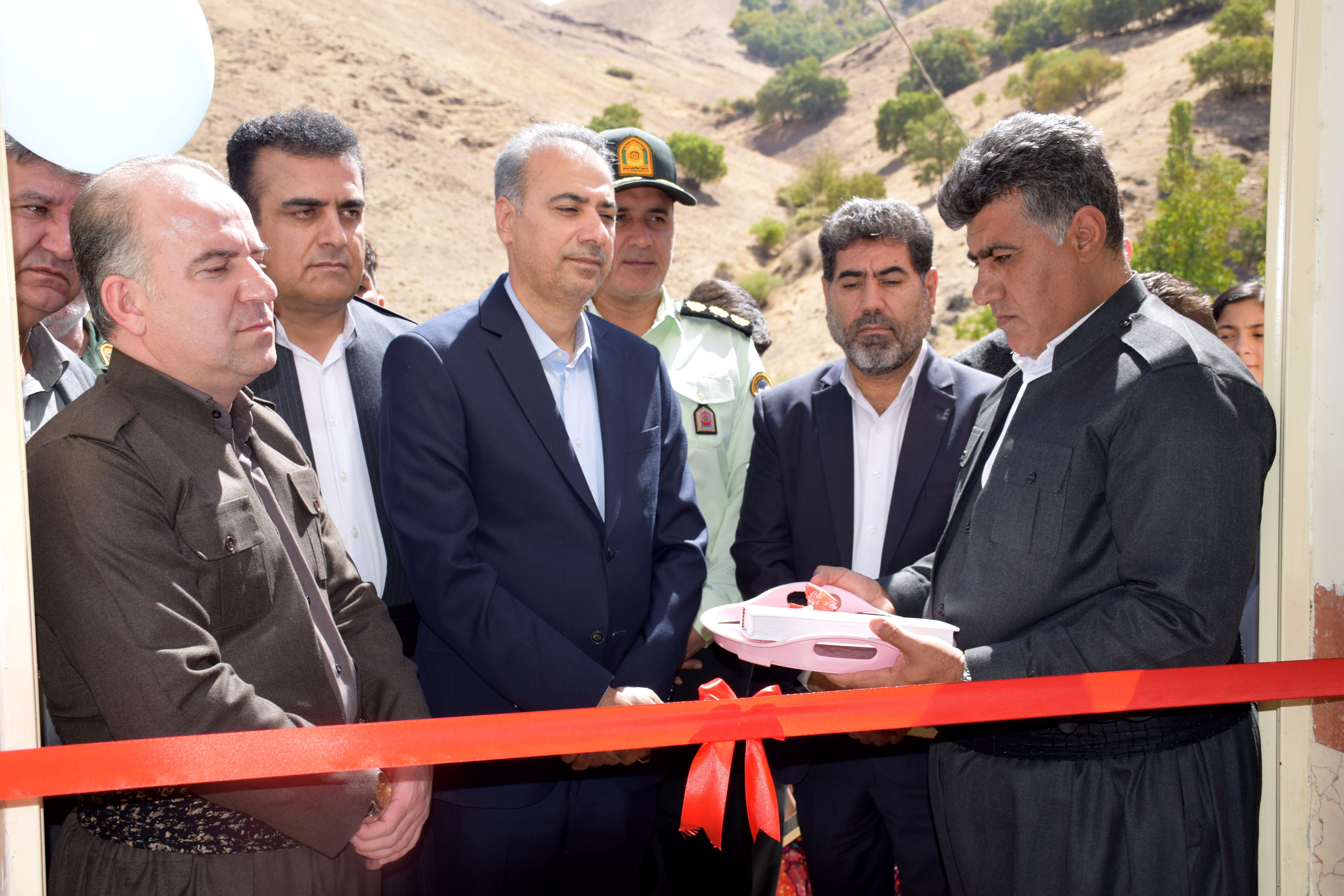 آیین افتتاح مدرسه 2 کلاسه در روستای کانی گل علیا