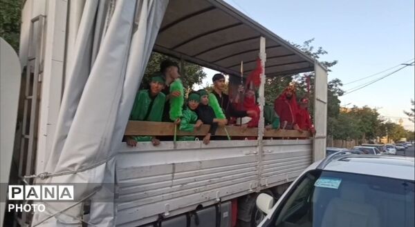 کاروان خودرویی خیمه گاه آل عبا در عزای سیدالشهدا(ع)