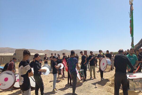 مراسم سوگواری سالار شهیدان حضرت اباعبدالله الحسین (ع) در روستای گزکوه 