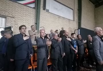 گردهمایی فرهنگیان ناحیه سه در مجلس عزای امام هشتم