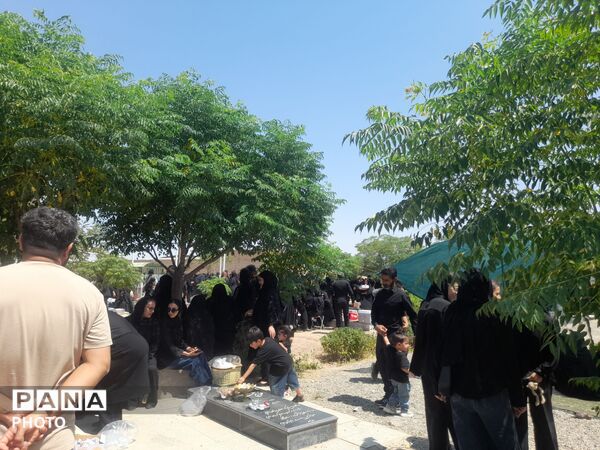 مراسم روز عاشورا در روستای عظیم اباد 