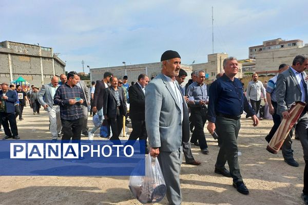 برگزاری نماز عید سعید فطر در مصلی بزرگ نسیم‌شهر