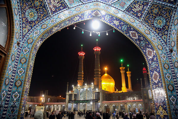 مراسم عزاداری سالروز شهادت امام هادی(ع) در حرم حضرت معصومه(س)