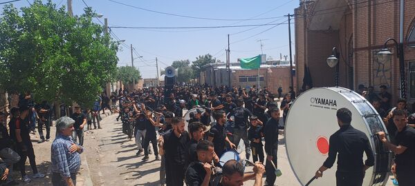 عزاداری ظهر عاشورا در روستای حسن آباد بلهر 